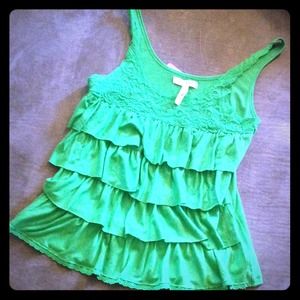 Aeropostale Size M Ruffled Tank