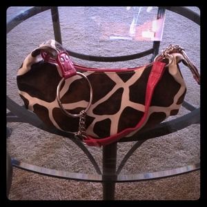 Animal print handbag