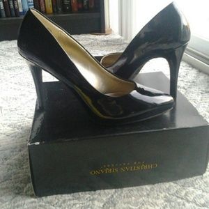 Christian Siriano for Payless black patent leather