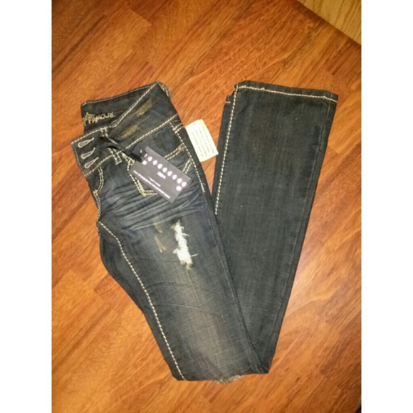 Almost Famous Denim - pants , no flaws,never worn couldnt fit
