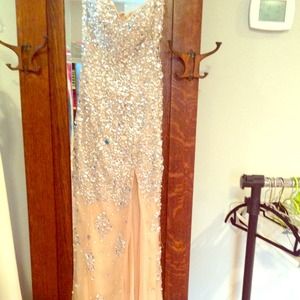 Crystallized Jovani gown