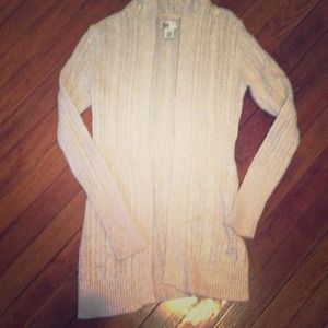 Off white crochet sweater