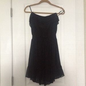 Little Black Strapless Dress