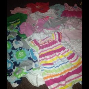 16 Onesies baby girl newborn-3 months
