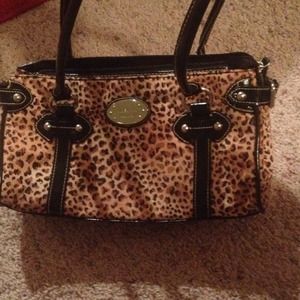 Cheetah print purse
