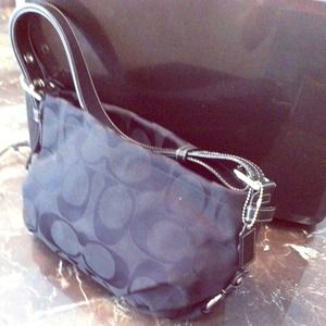 Genuine black coach purse