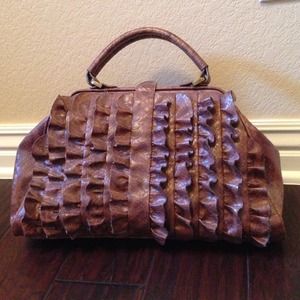 Jessica Simpson brown satchel