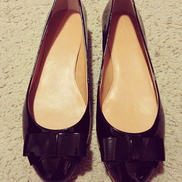 💁⭐️FINAL SALE⭐️J. Crew Bow Ballet Flats - Picture 2 of 2