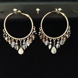 ✨✨SOLD✨✨Lia sophia hoop earrings