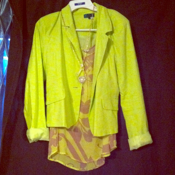 Lime Green Blazer