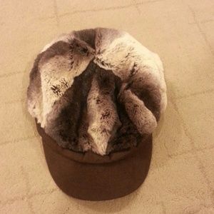 Nine west faux fur  hat