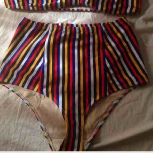 AA high waisted swim suit