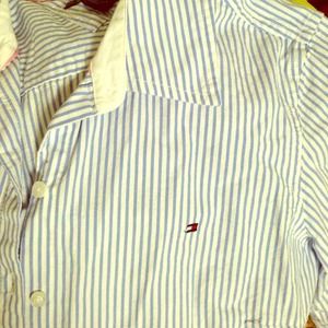 Long sleeve polo top