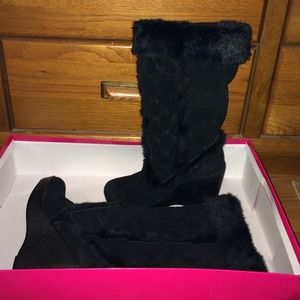 BCBG wedge boots