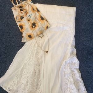White maxi skirt *price drop special*