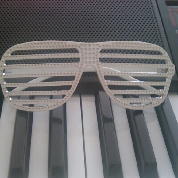 White Kane West Glasses