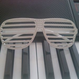 White Kane West Glasses