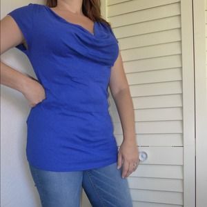 Express blue top