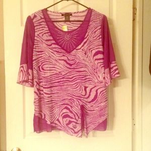 ✨PURPLE ZEBRA SHIRT✨