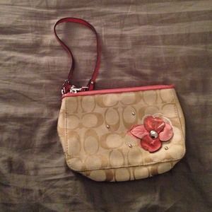 100% Authentic Coach Wristlet