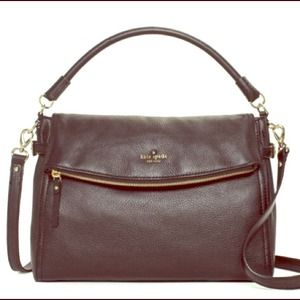 ⚡New Kate Spade Black Leather Cobble Hill handbag
