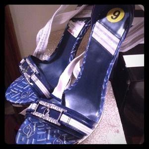 Baby phat royal blue and white.