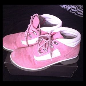Pink boots