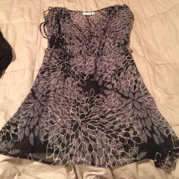 Sheer swim suit cover up Size L