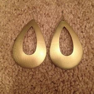 Gold earrings