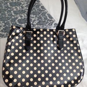 Kate Spade polka dot purse.
