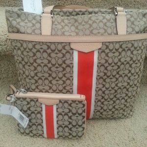 ***SOLD***Coach purse , with matching coach wallet