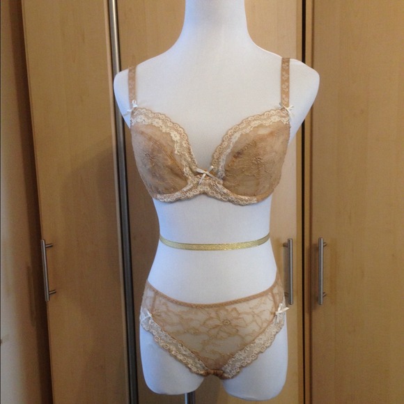 Tops - New never worn. 32D bra and panty (small) set