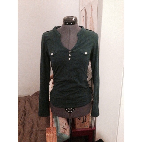 Dark green top