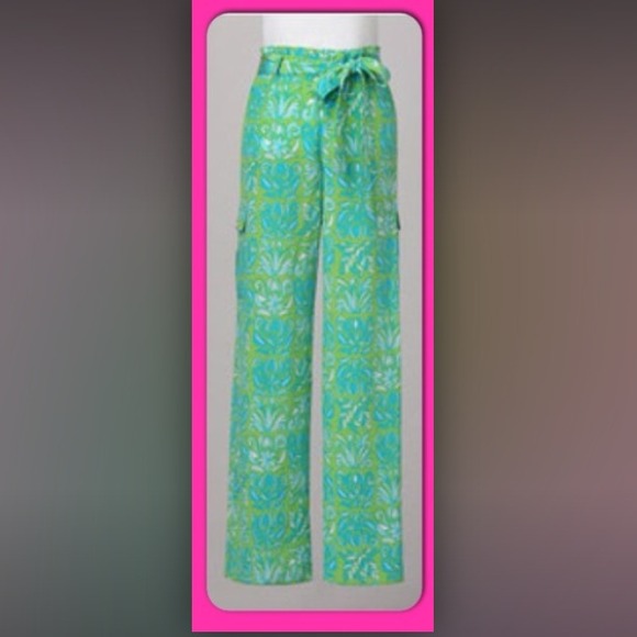 Lilly Pulitzer Trista Cargo Pants Sz S - Picture 1 of 2