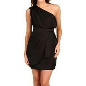 BCBGeneration black one shoulder dress