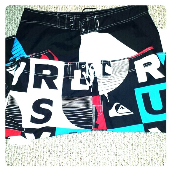 NWOT 2 Quicksilver Men's Board Shorts