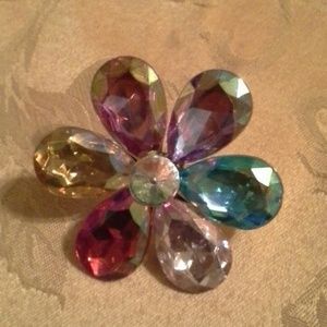 Colorful cocktail ring