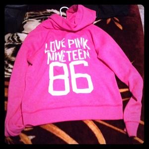 VS Pink zip up hoodie