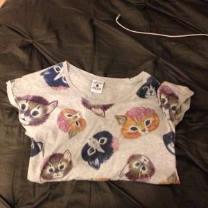 Drop Dead Kitty Brains t-shirt