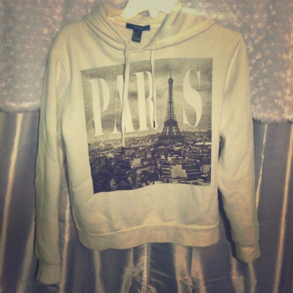 Forever 21 Paris hoodie sweatshirt