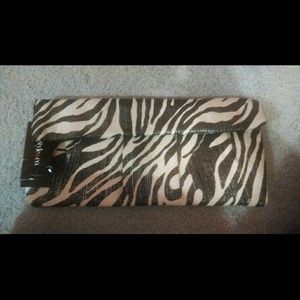 Brand New- Animal print clutch
