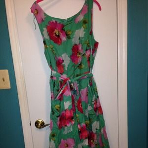 For Miyaka😄. Summer fun floral dress with pockets