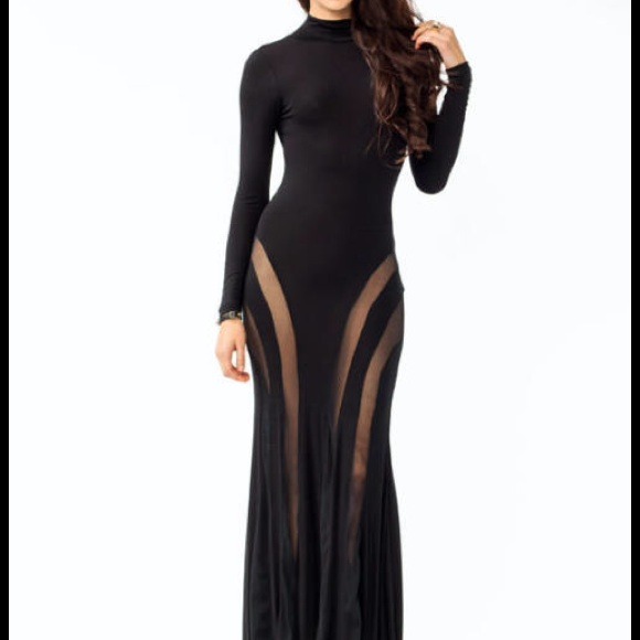 Maxi Dress with Open Back - Picture 2 of 4