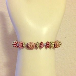 Aztec Beaded Drawstring Bracelet