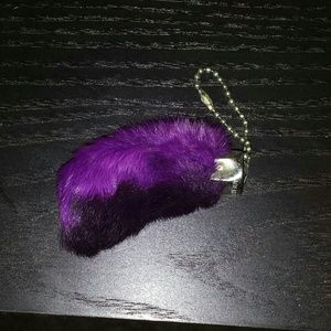 Rabbit foot keychain