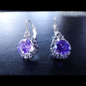 Amethyst earrings
