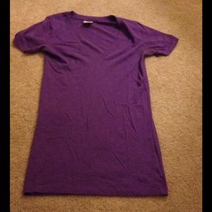 Purple Victoria's Secret v neck t shirt