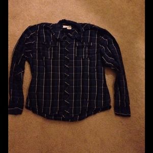 Men's XL blue flannel jacket