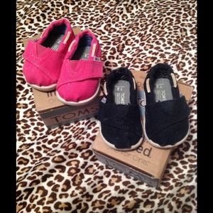 Toms size 2 25 each or 40 both