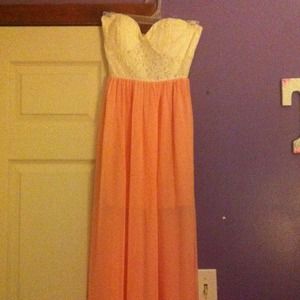 Windsor maxi dress bow open back